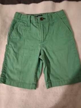 Childrens Place  Mint Green Flat-Front Shorts